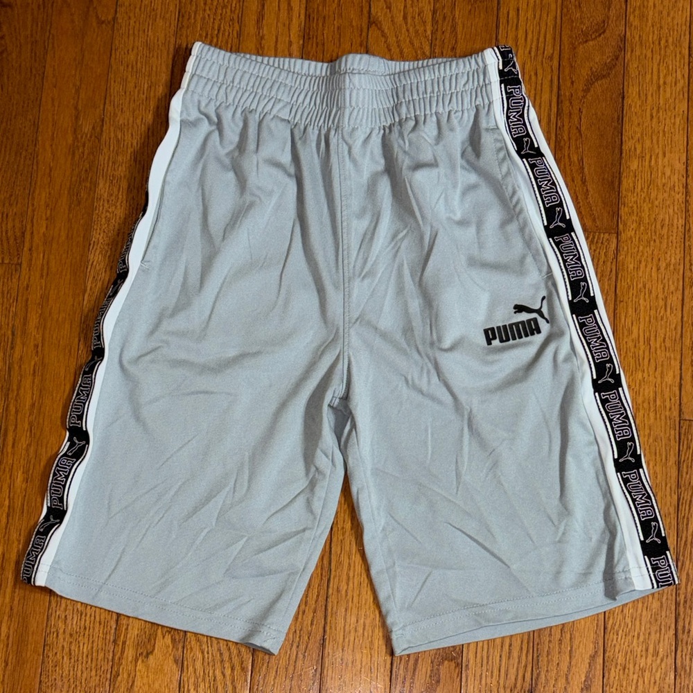 PUMA Light Gray Athletic Shorts